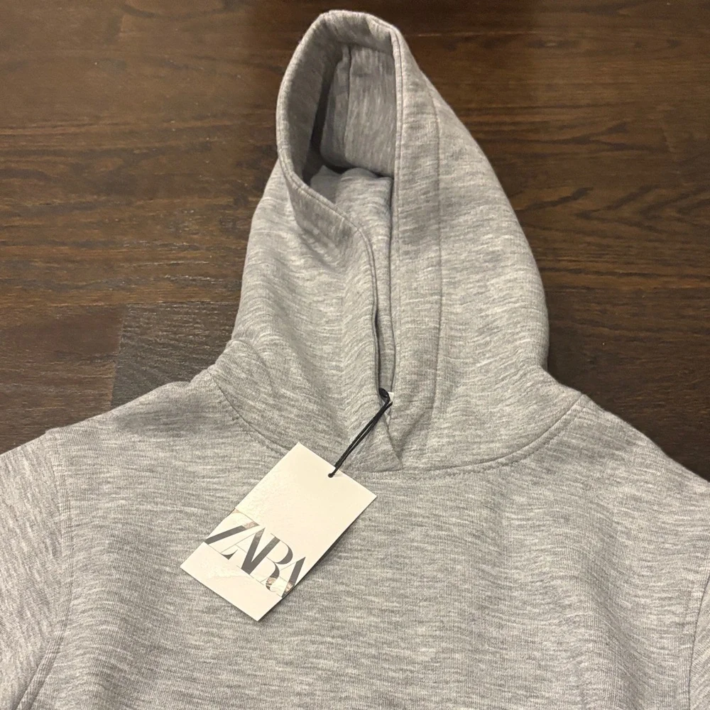 Zara Girl’s Light Gray Hoodie Size 6